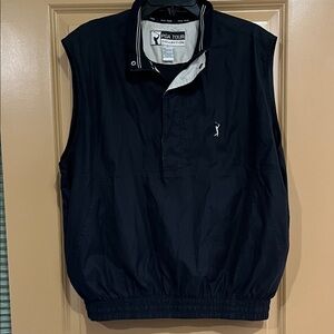 PGA Tour Men's Navy Wind Vest